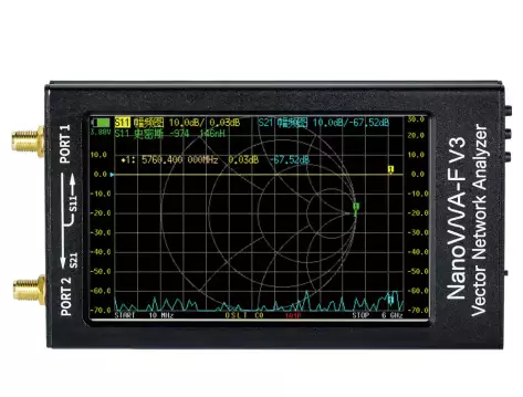 NANOVNA-F V3 VNA 6G, 1MHz - 6GHz ANTENNIANALYSAATTORI - Antennianalysaattorit - 618022 - 1