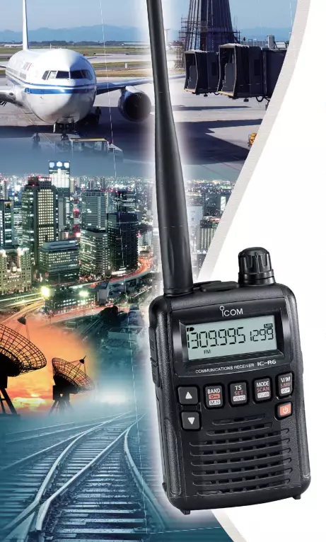 ICOM IC-R6 RADIOSKANNERI 0,1-1300 MHz AM, NFM, FM, WFM - Radioskannerit 0,5-3000MHz - 402002 - 1