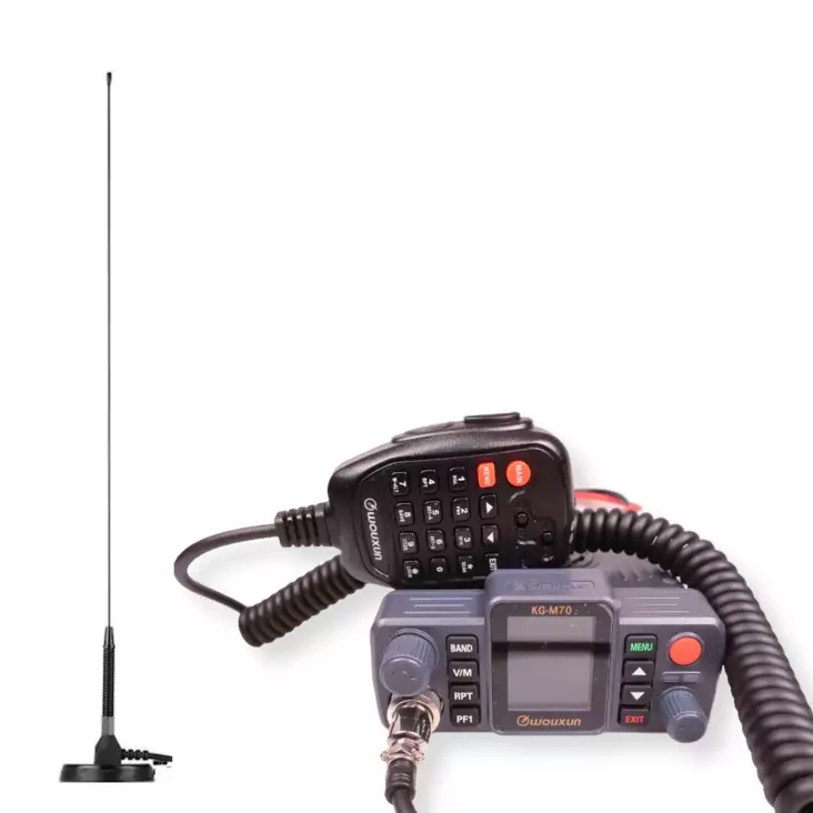 KG-M70 VHF AMMATTIRADIOPUHELIN + UT-72 MAG-ANTENNI 136 - 174 MHz, IP65 - VHF TARJOUSPAKETIT - 140382 - 1