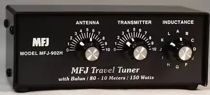MFJ-902H HF ANTENNIVIRITIN BALUNILLA 10 - 80m 150W - Antennivirittimet ja maatasot - 617052 - 1