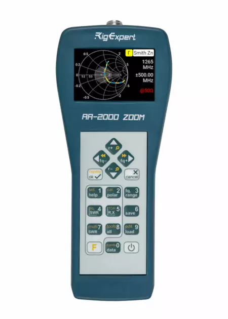 RIGEXPERT AA-2000 ZOOM ANTENNI ja KAAPELI ANALYSAATTORI 0,1 - 2000 MHz - Antennianalysaattorit - 618002 - 1