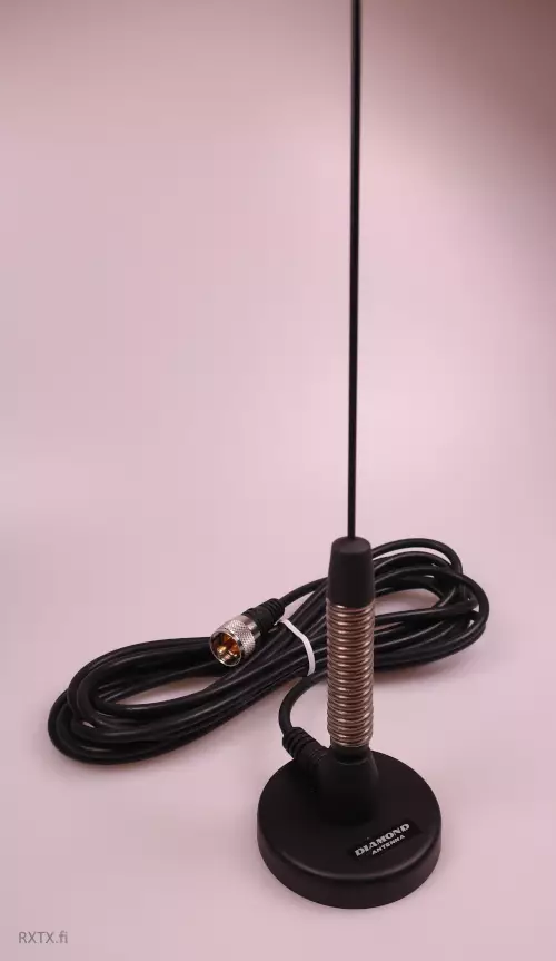 SHORT MC201 RHA68 DIAMOND MAGNEETIANTENNI JOUSELLA 55cm - RHA68 autoantennit 66-88 MHz - 140162 - 1