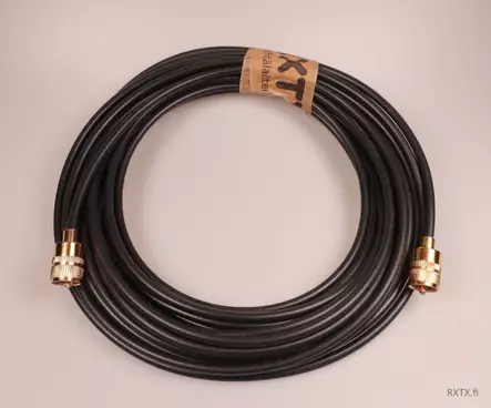 20m RG8X VÄLIKAAPELI UHF-UROSLIITTIMILLÄ - Koaksiaalivälikaapelit - 703133 - 1