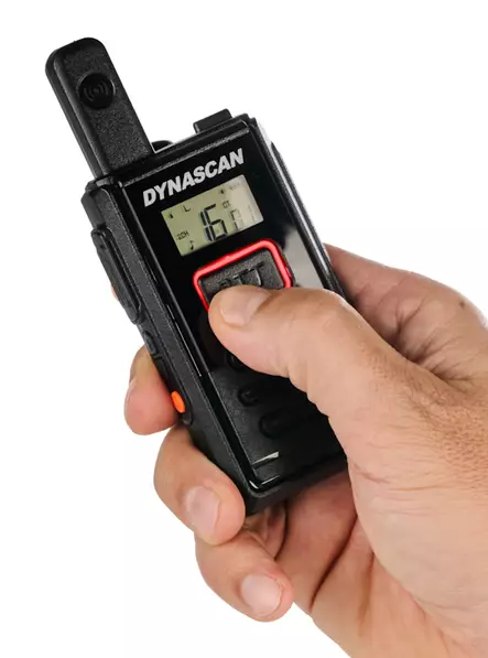 DYNASCAN 3A PMR446 RADIOPUHELIN, HUIPPU PIENEN KOKOINEN ja KEVYT, 16ch, USB-C LATAUS 21mm (paksu) ja 95mm (korkea) - PMR446 KÄSIRADIOPUHELIMET - 207073 - 2
