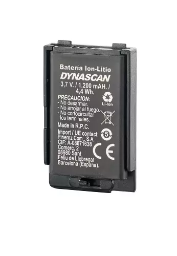 DYNASCAN 3A AKKU LI-Ion 1200mAh 3,7V - PMR446 radioiden akut - 301373 - 1