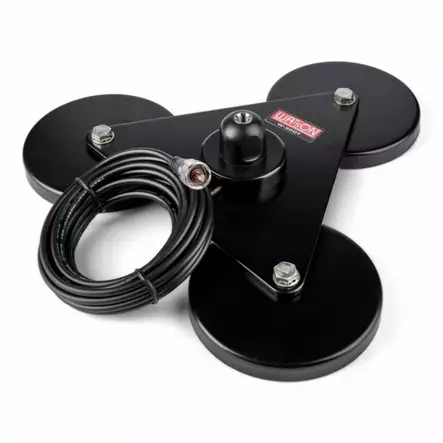 WATSON W-300T 3/8" KOLMIOMAGNEETTI ISOILLA MAGNEETEILLA - Antennien magneettijalat - 603063 - 1