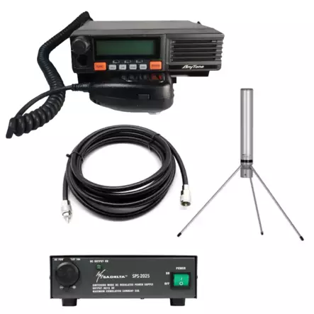 ANYTONE AT-5189 RHA68 + SIRIO LB LAAJAKAISTA-ANTENNI + PC F25 23A + RG213 25m TUKIASEMA PAKETTI, KYLÄRADIO - RHA68 TARJOUSPAKETIT - 140703 - 1