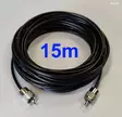15m VALMISKAAPELI RG58 LSF QUALITY UHF-UHF LIITTIMILLÄ - Koaksiaalivälikaapelit - 703163 - 2