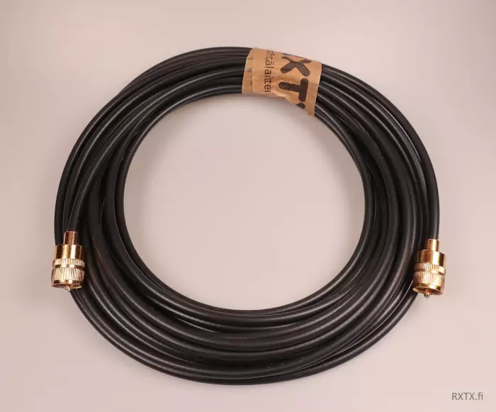 20m RG8X VÄLIKAAPELI UHF-UROSLIITTIMILLÄ - Koaksiaalivälikaapelit - 703133 - 1