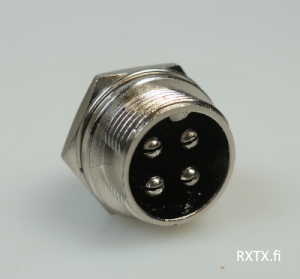 4-NAPAINEN MIKROFONILIITIN UROS RUNKO 4-pin - Mikrofoniliittimet - 307063 - 1