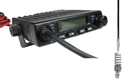 ANYTONE AT-779V VHF 160MHz + ADFR165, AMMATTIRADIOPUHELIN TEHOKKAALLA 5/8 ANTENNILLA 136 - 174MHz - VHF TARJOUSPAKETIT - 140233 - 1