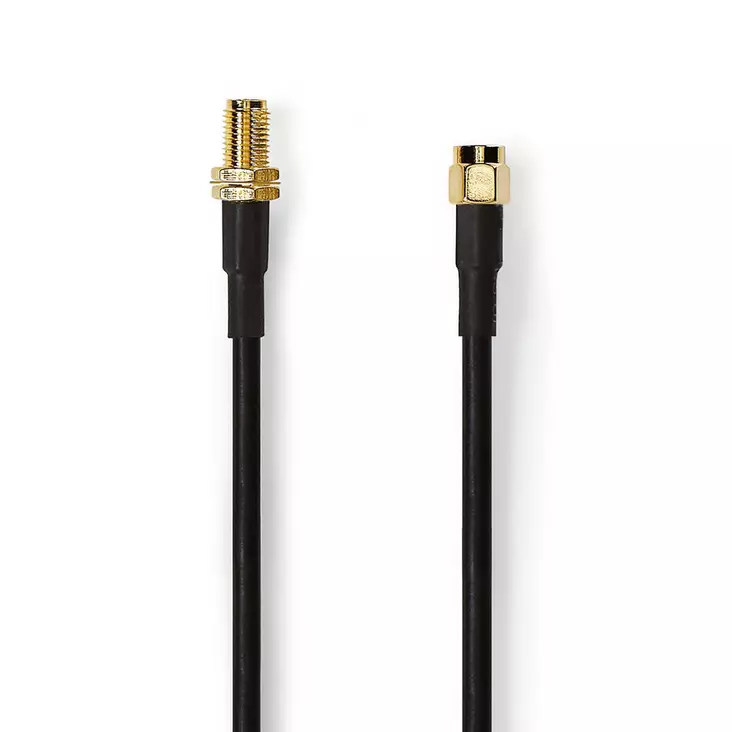 5m SMA UNA JATKOKAAPELI HSR-200 HF, VHF, UHF, 4G, ... ANTENNEILLE - Koaksiaalivälikaapelit - 703033 - 1