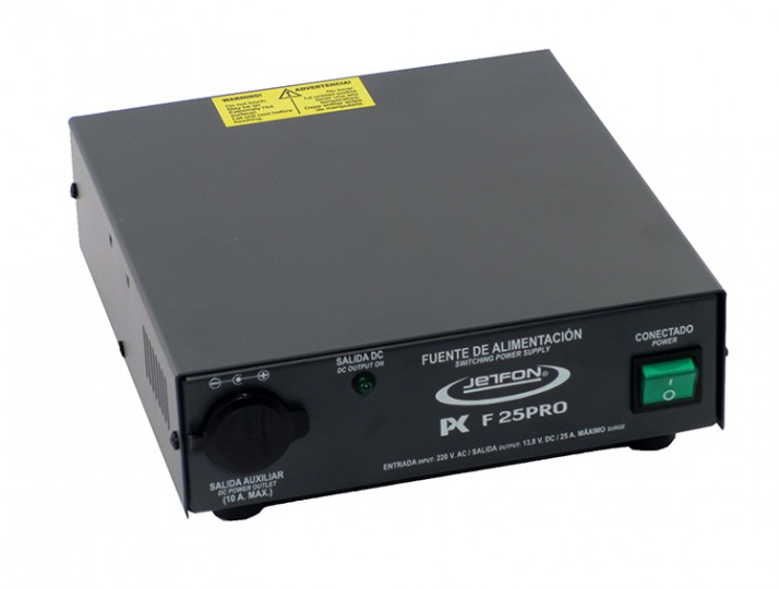 PC F25 PRO VIRTALÄHDE 25A - 13,8V KEVYT, TUPSYT ja BANAANI LÄHDÖT - Virtalähteet - 308013 - 1