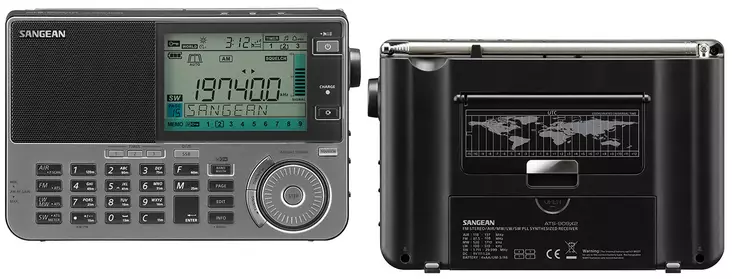 SANGEAN ATS-909 X2 GRAPHITE MAAILMANRADIO - Maailmanradiot 0,1-30MHz - 401003 - 1