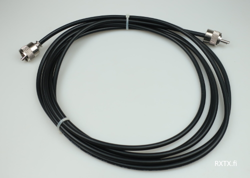 2m VÄLIKAAPELI RG58 UHF UROS - Koaksiaalivälikaapelit - 703013 - 1