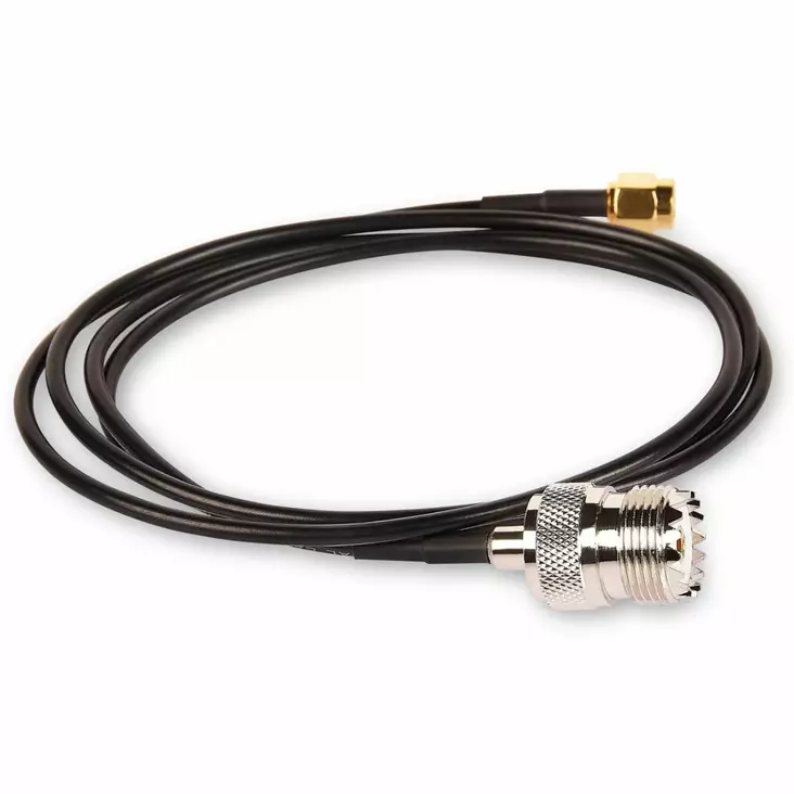 ADAPTERIKAAPELI 15cm RG174 UHF-n / SMA-u - Koaksiaalivälikaapelit - 703153 - 1