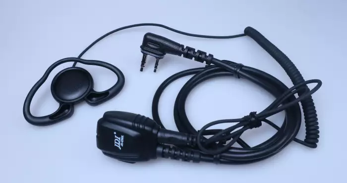 JD-230XED7 LS-2 ICOM HEADSET IP501H ja IP-503H, HUNTER F1, F2, F5, TIGHT, M68 BURREL, TTi - Icom 2-pin kulma headsetit - 303163 - 1
