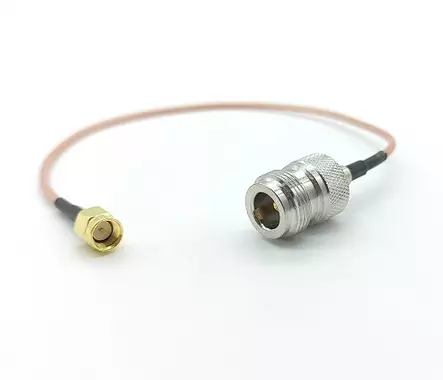0,25m RG316 SMA-uros / N-naaras VALMISKAAPELI - Koaksiaalivälikaapelit - 703114 - 1