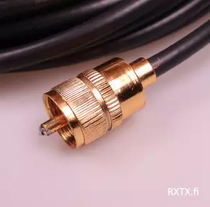 25m RG8X VÄLIKAAPELI UHF-UROSLIITTIMILLÄ - Koaksiaalivälikaapelit - 703134 - 2