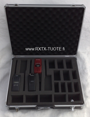 ALUCASE 5 SÄILYTYSSALKKU 5-10 RADIOPUHELIMILLE + TARVIKKEET - Radiopuhelimien säilytys ja kuljetus - 316024 - 1