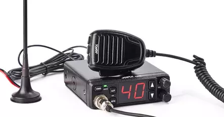 JOPIX AP-7 CB27 MINI LA RADIOPUHELIN MAG-ANTENNILLA ja TUP.SYT.PISTOKKEELLA 12/24V PLUG&PLAY - CB27 LA-radiopuhelimet 26-28 MHz - 201044 - 1
