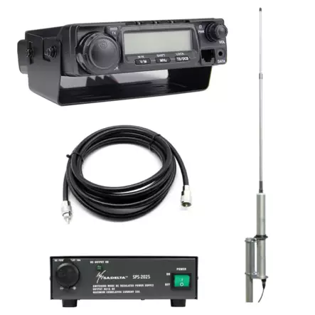 TUKIASEMA ANYTONE AT-588 + SIRIO CX4 + PC F25 + RG213 KAAPELI 25m - RHA68 TARJOUSPAKETIT - 140704 - 1