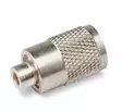 UHF-uros RG-58 HOPEOITU, TEFLON ERISTE, PURISTETTAVA KUUMAKARVA - RF-liittimet - 702184 - 2