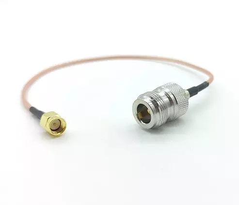 0,25m RG316 SMA-uros / N-naaras VALMISKAAPELI - Koaksiaalivälikaapelit - 703114 - 1