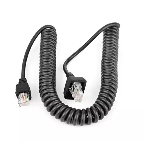 8-PIN RJ45 MIKROFONIKAAPELI MODULAR 8-pin LIITTIMILLÄ, SUORA KYTKENTÄ - Mikrofonit radiopuhelimiin - 307124 - 1