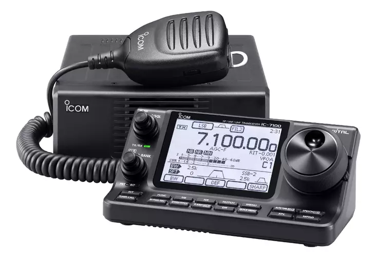 ICOM IC-7100 MULTI BAND HF / VHF / UHF RA-RADIOPUHELIN RX: 0,030 - 199MHz ja 400 - 470MHz - HF radioamatööriradiot 0,5-30MHz - 101004 - 1