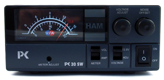 PC-30 SWM 9-15V VIRTALÄHDE max. 30A V- ja A-MITTARILLA, PIENIKOKOINEN - Virtalähteet - 308014 - 1