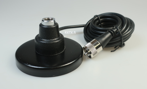 SOLARCON MAG-3 MAGNEETTIJALKA 3/8" ANTENNEILLE, KAAPELI 3m - Antennien magneettijalat - 603034 - 1