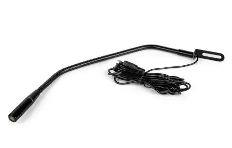 E-TALK KURJENKAULAMIKROFONI 2,5mm PLUGILLA JA 3,5m KAAPELILLA - Mikrofonit radiopuhelimiin - 307134 - 1