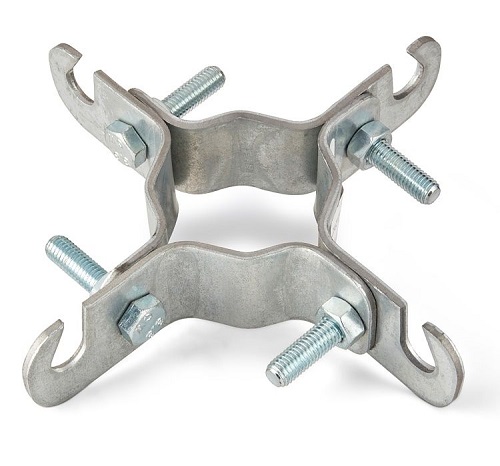 HARUSKIINNIKE 4, NELJÄLLE VAIJERILLE TAI TANGOLLE 44-65mm MASTOILLE - Mastotarvikkeet - 608034 - 1