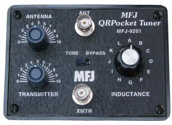 MFJ-9021 MANUAALINEN QRP max. 25W ANTENNIVIRITIN 80-10m - Antennivirittimet ja maatasot - 617044 - 1