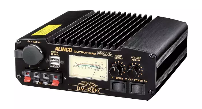 ALINCO DM-330 FXE VIRTALÄHDE 9 - 15V / 30A V- ja A-VIISARIMITTARILLA - Virtalähteet - 308024 - 1