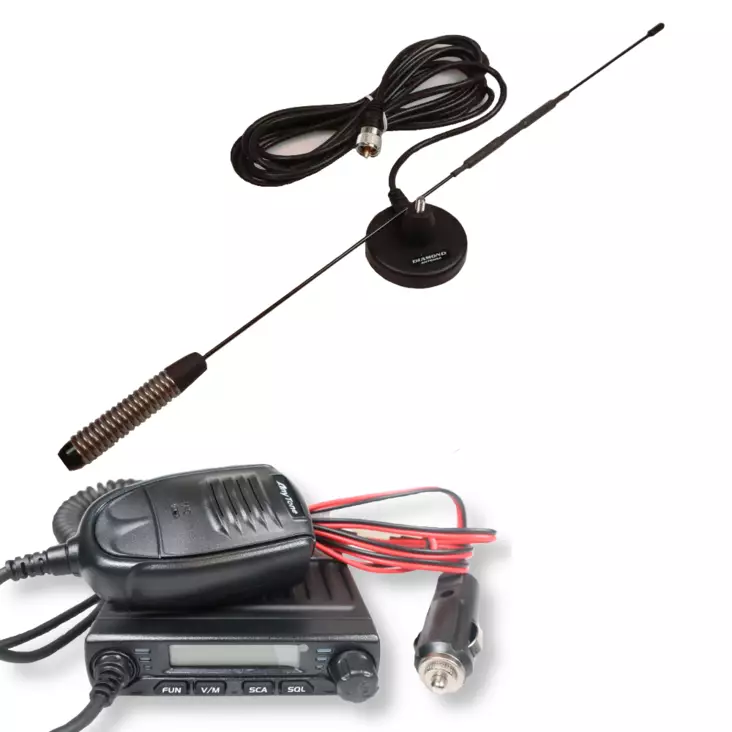 ANYTONE AT-779R TS RHA68 + SHORT MC201 MAGNEETTI - LYHYT KESKIKELA-ANTENNI JOUSELLA - RHA68 TARJOUSPAKETIT - 140194 - 1