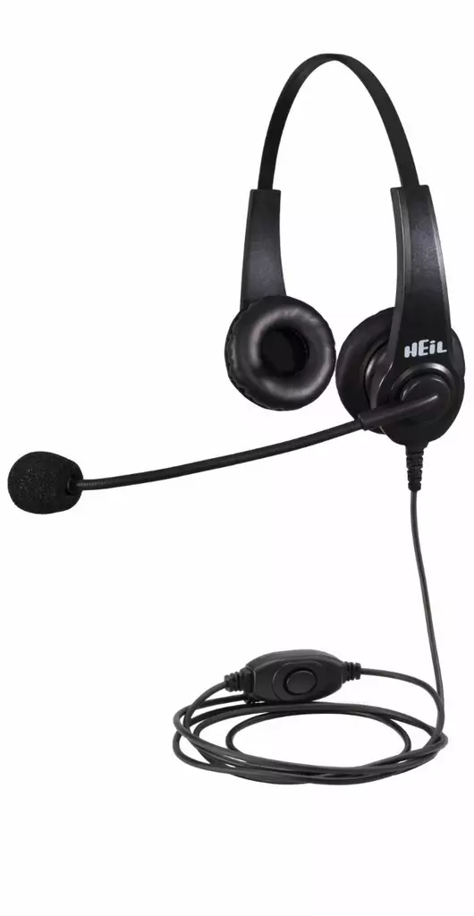 HEIL DUAL KENWOOD HTH-DI-AR HEADSET KENWOOD, WOUXUN, ANYTONE 2 x kuuloke - Icom 2-pin kulma headsetit - 303204 - 1