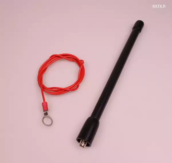 PWR1-80_YLÄ OPTIMOITU, LYHYT RHA68 SMA-ANTENNI MAATASOLLA OPTIMOITUNA 18cm - 66-88 MHz käsiradioantennit - 140674 - 1