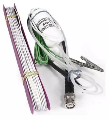 SCANMASTER SW-2 LANKA SKANNERIANTENNI 100kHz - 1000MHz VHF/UHF/SW/HF KAKSI ANTENNIA YHDESSÄ! - Skanneriantennit - 506035 - 1