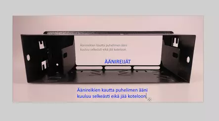 DIN-TELINE BARRY ÄÄNIAUKOILLA ja MIKKITELINE KIINNITYKSELLÄ BARRY 1-2, HARRY 1-3, TRUMAN ... - Radiopuhelimen asennustelineet - 311035 - 2