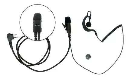 JR-E1703 FLEX HEADSET MELUKOMBENSOITU ja TUULISUOJATTU MOTOROLA XT420, XT-460, DYNASCAN EU85, EASYHUNT, HYTERA - Motorola 2-pin headsetit - 303235 - 1