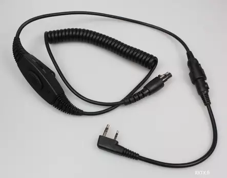 TEAM HG-450K KUPPIKUULOKE HEADSET KENWOOD WOUXUN - Kenwood 2-pin headsetit - 303025 - 2