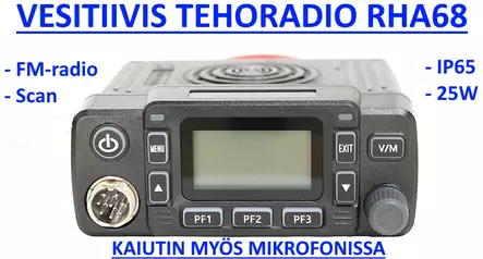 WOUXUN KG-M80 RHA68 + TORNADO 68 + F7 + RG58 MIL SPEC 20m KYLÄRADIO TUKIASEMA - RHA68 TARJOUSPAKETIT - 140705 - 2