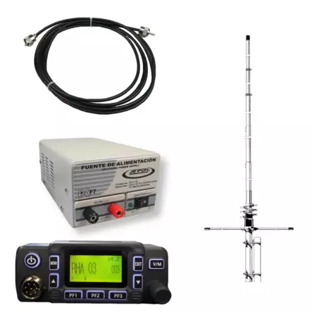WOUXUN KG-M80 RHA68 + TORNADO 68 + F7 + RG58 MIL SPEC 20m KYLÄRADIO TUKIASEMA - RHA68 TARJOUSPAKETIT - 140705 - 1