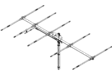 SY50-5 50-54MHz 5-ELEMENTTINEN YAGI SUUNTA-ANTENNI - RHA68 Tukiantennit 68-72MHz - 503075 - 1
