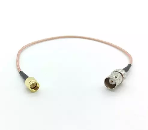 0,25m RG316 SMA-uros / BNC-naaras VALMISKAAPELI - Koaksiaalivälikaapelit - 703115 - 1