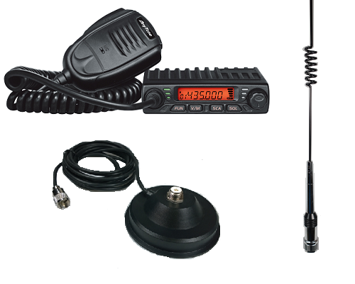 ANYTONE AT-779U UHF AMMATTIRADIOPUHELIN + ANOX 434 MAG TEHOANTENNI PAKETTINA - UHF TARJOUSPAKETIT - 140215 - 1
