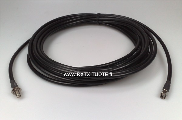 8m JATKOKAAPELI H-155 SMAR uros/naaras REVERSE WLAN WIFI - Koaksiaalivälikaapelit - 703005 - 1