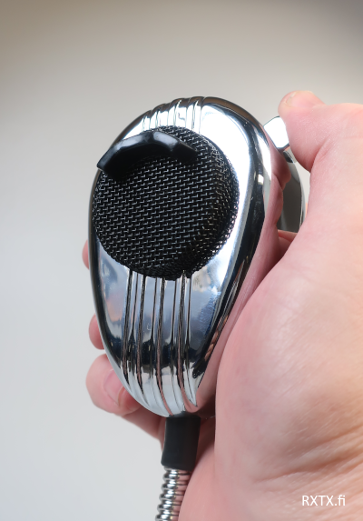 MC KING CHROME METALLIC TOUCH 6-pin RETRO MIKROFONI - Mikrofonit radiopuhelimiin - 307035 - 1